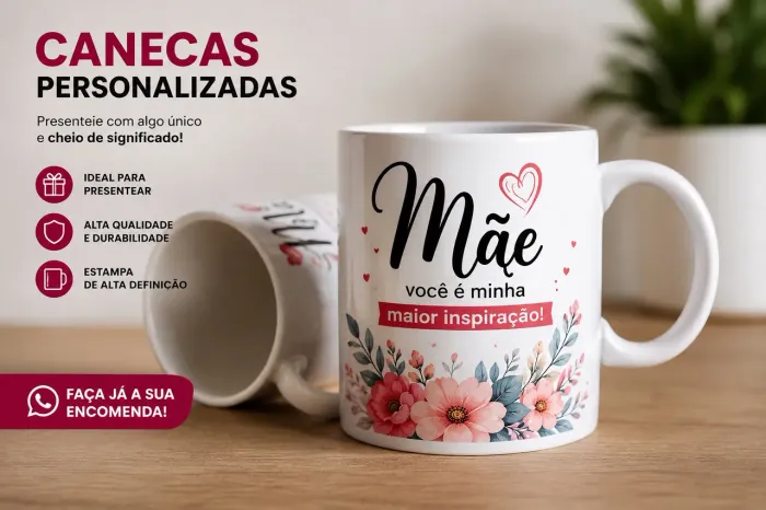Presente personalizado a partir de R$ 25.