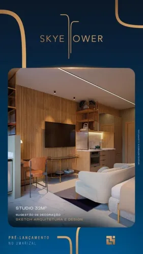EDIFICIO - SKYE TOWER: Studio de alto padrão no Umarizal com excelente custo-benefício