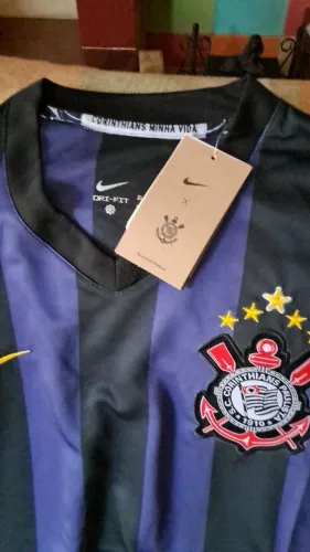 Camisa Time futebol, Corinthias Paulista, Nova, tamanho XL = G