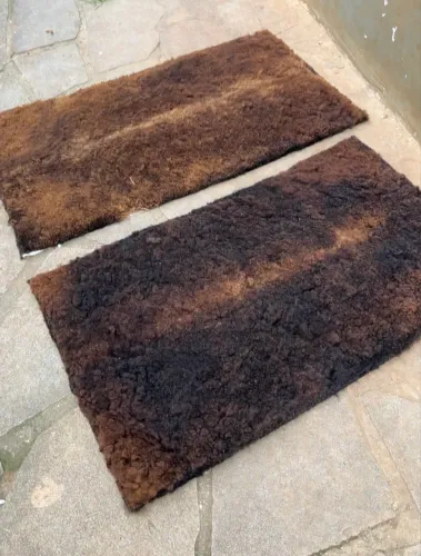 Pelegos pretos forrados