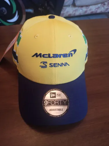 Boné Ayrton Senna McLaren New Era 9FORTY - Novo com Etiqueta