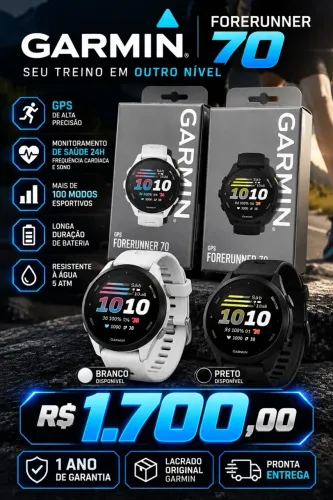 Garmin 70 - 1 ano de garantia