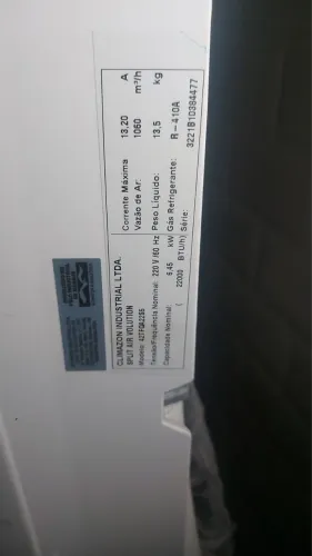 Ar condicionado 22 btu 