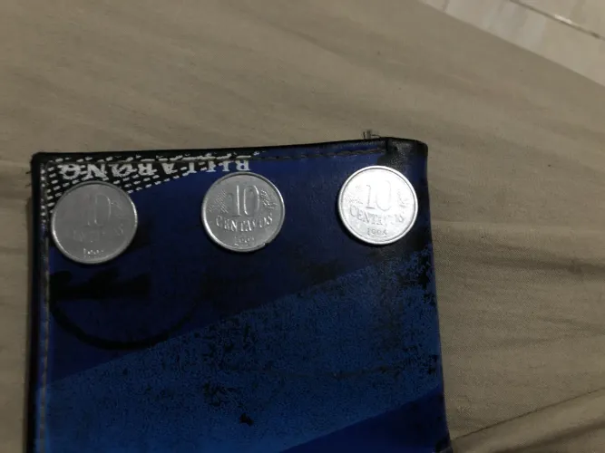 Moeda de prata 10 centavos 1994