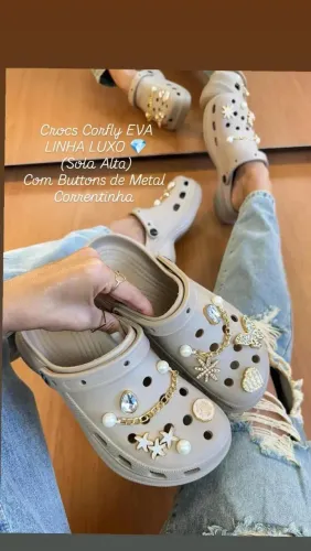 Crocs corfly EVA.super confortável é macia vale a pena pedir