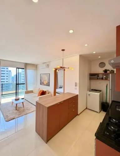 APARTAMENTO À VENDA NO W RESIDENCE | 45M² | LOFT MOBILIADO | 1 VAGA | MARCO