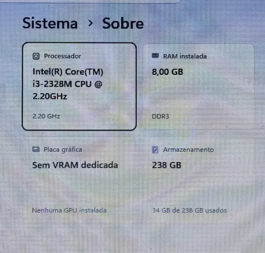 Notebook Lenovo g480