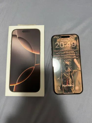 iPhone 16 Pro Max 1TB - Dourado | Estado de Conservação Impecável