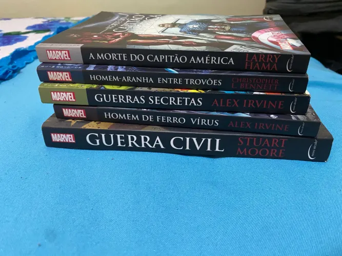 Coleção 5 Livros Marvel