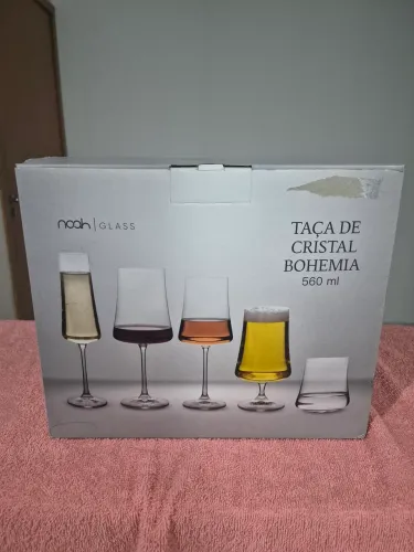 Jogo de Taça de Cristal Noah Glass 6 peças