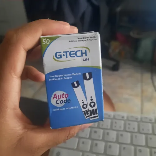 Fitas para medir glicose gtech autocode