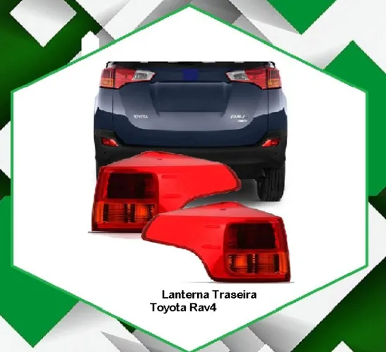 Lanterna Traseira  Toyota Rav4 Tyc Ano: 2013 Até 2016