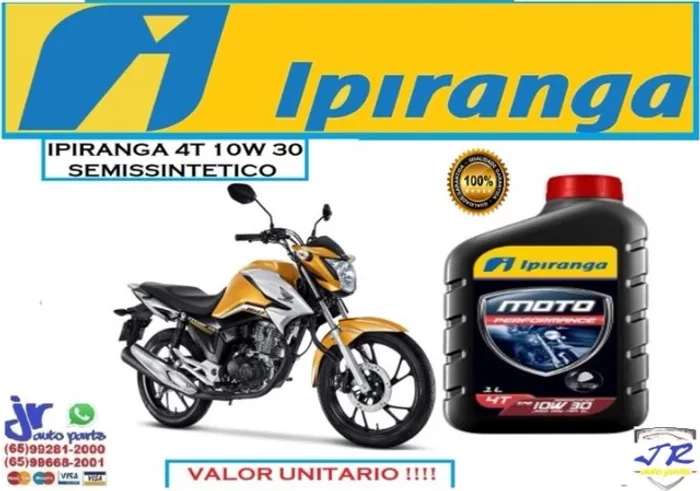 Oleo Ipiranga Moto 4T 10W30 Titan 2022