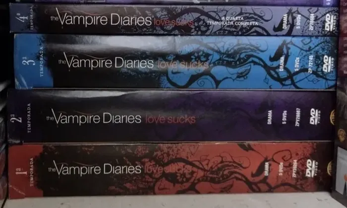 DVD The Vampire Diaries 1º a 4º Temporada