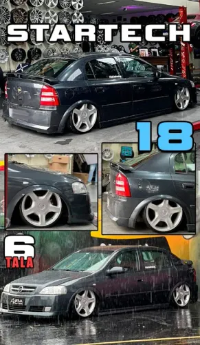 Roda aro 18 GM Ômega CD estrela Prata 5X110 Novas