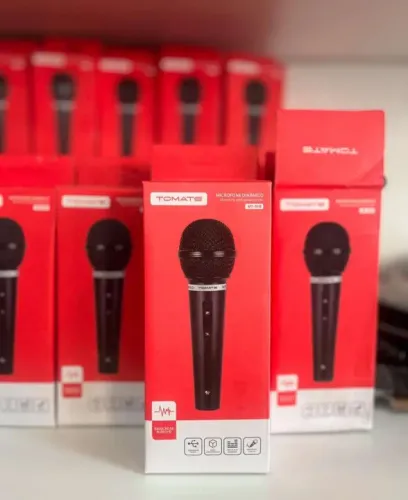 Microfone Profissional Dinamico com Fio - Entrega Grátis