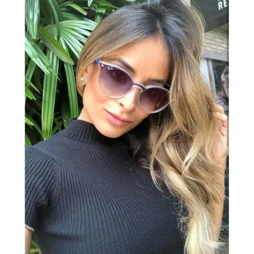 Óculos De Sol Ray Ban Blaze Rb4380 6356x0 Azul Degrade