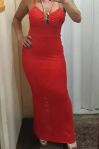 Vestido Festa tubinho longo Novo