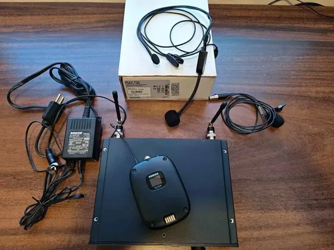 Shure SLXD14/85/PGA31 Sistema Sem Fio Bodypack Microfone Headset e Lapela ( PROFISSIONAL )