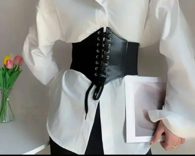 Corselet Cinto Corpete Espartilho Elástico