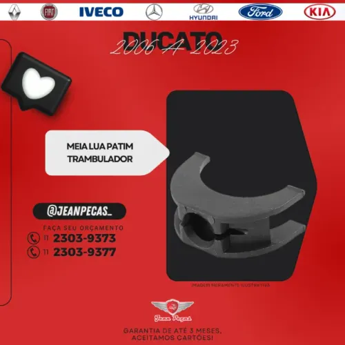 meia lua do trambulador - fiat ducato