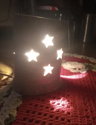 Luminária de Estrela - Iluminação aconchegante e charmosa