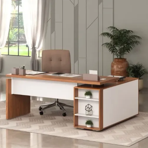 Mesa em L - Estação de Trabalho - Mesa Gerência