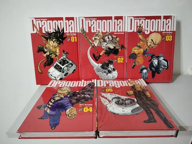 Mangá Dragon Ball Edição Definitiva 1 ao 5 ( Usado) Panini