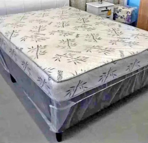 Cama box casal Mônaco espuma d28 direto da fábrica / FRETE GRÁTIS