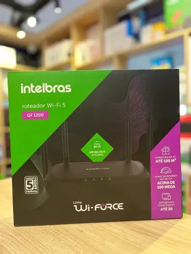 Roteador Wireless WI-Fi 5 SKD GF1200 Intelbras - Loja Fisica