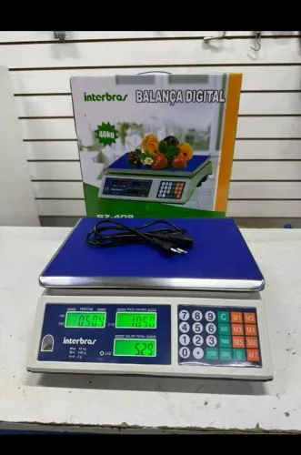 Balança Digital 40kg Interbras Nova