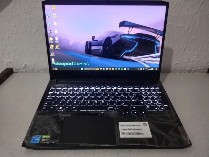 Notebook Lenovo Ideapad Gaming 3i com Intel Core i5 11ª , GTX1650, Windows 11