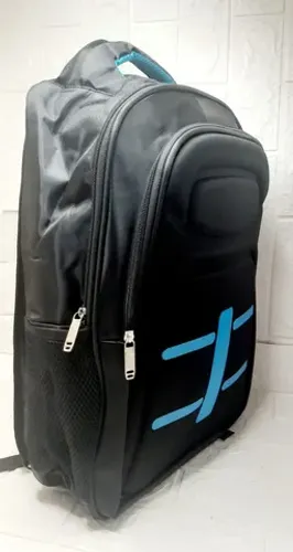 mochila notebook impermeavel18"id-3827m saida usb e fone key- preto com azul