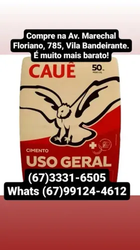 Cimento - Melhor Preço!