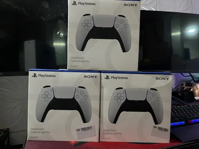 Dualsense PS5 lacrado branco novo controle para PlayStation 5