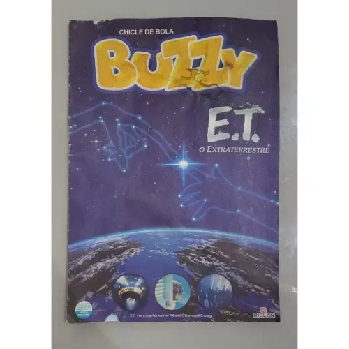 Álbum de Figurinhas Buzzy E.T. - O Extraterrestre Incompleto