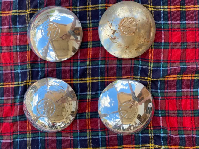 4 calotas fusca original cromadas