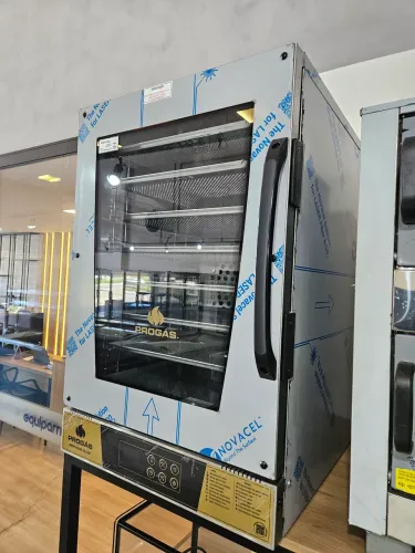 forno convector com vapor de 8 assadeiras 35x35