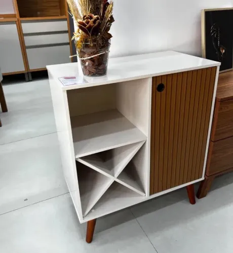 Aparador Com 1 Porta Off White 