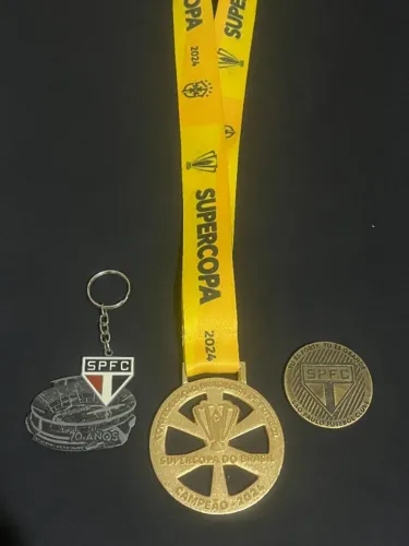 medalha Supercopa 2024 Sao paulo 