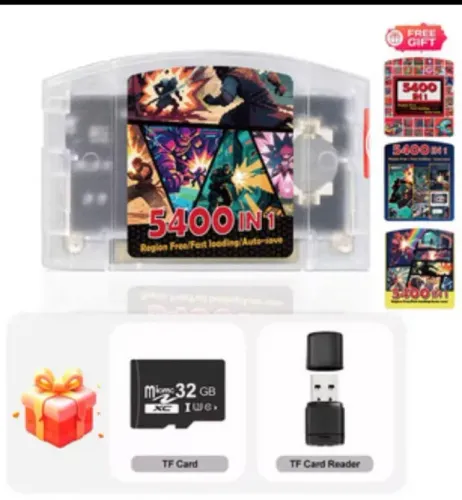 cartucho multi jogos flash card nintendo 64