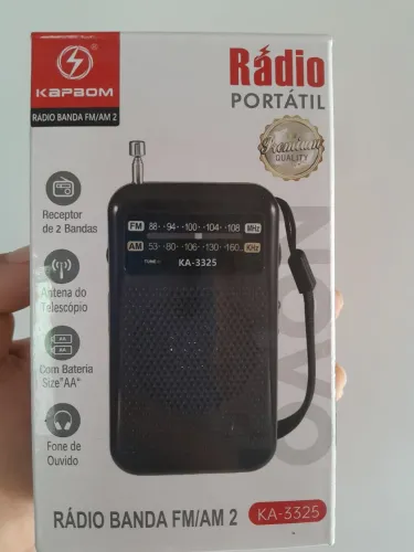 Rádio Portátil FM/AM 2 Bandas - KA-3325