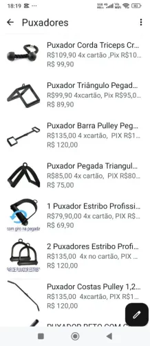 Puxador Diversos modelos Leia: