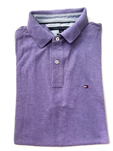 Camisa Polo Tommy Hilfiger - Cor Roxa