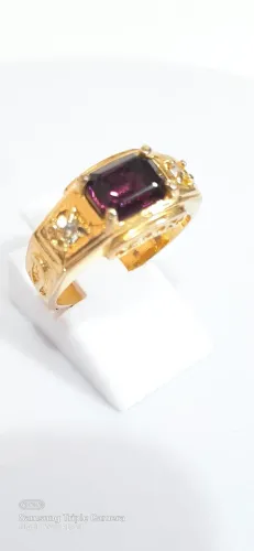 Anel de Formatura Teologia folheado a ouro 18k