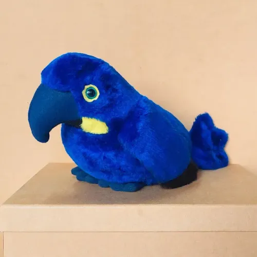 brinquedo - pelúcia arara azul Maritel (usada)