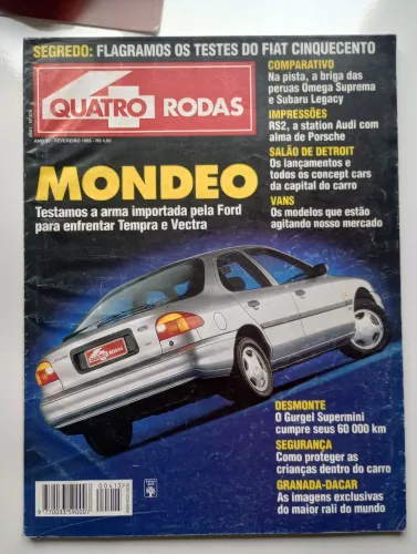 Revista Quatro Rodas - Mondeo - Fevereiro 1995