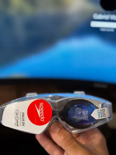Óculos de Natação Speedo Focus Duo Vision Lentes Espelhadas Antifog e Proteção UV