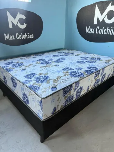 Cama Box Casal Molas Ensacadas.