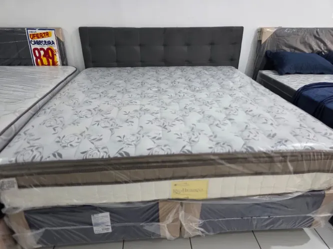 Cama Super King Marjom Conjunto Rio Branco  R$ 2.399,00